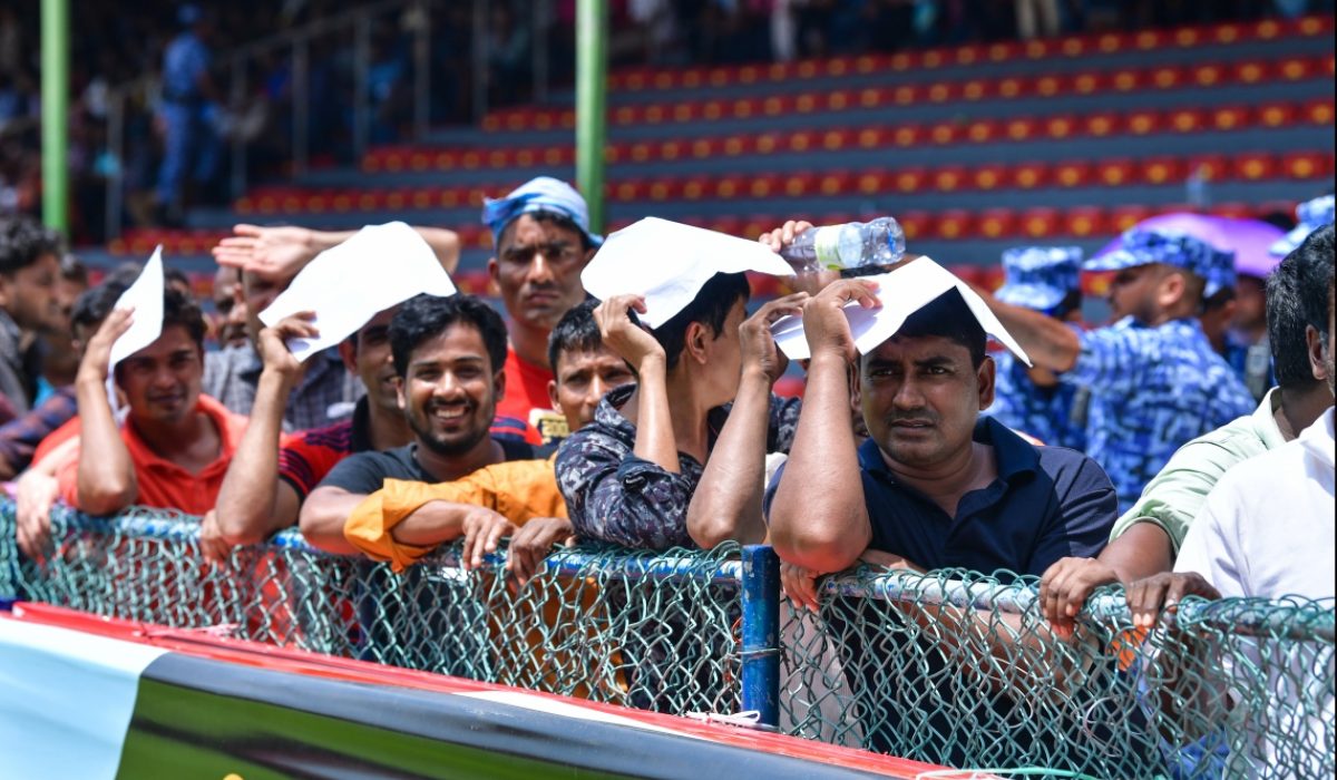 ރާއްޖޭގައި މަސައްކަތްކުރާ ބިދޭސީ މަސައްކަތްތެރިން---- ފޮޓޯ: މިހާރު