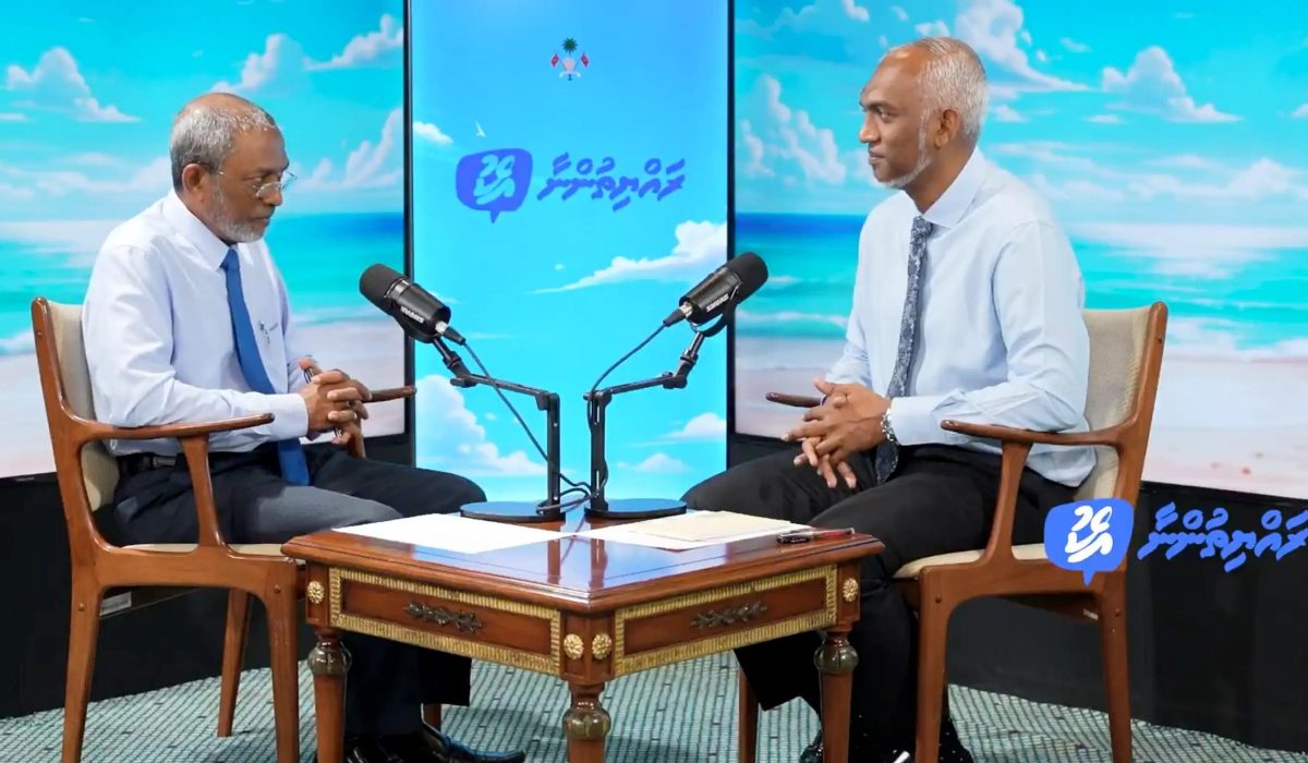 ރައީސްގެ "ރައްޔިތުންނާ އެކު ޕޮޑްކާސްޓު" ގެ ތެރެއިން (ފޮޓޯ/ ރައީސް އޮފީސް)