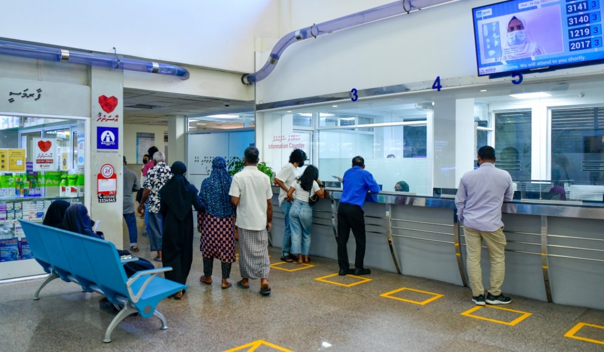 އައިޖީއެމްއެޗްގެ ކައުންޓަރު (ފޮޓޯ/ މިހާރު)