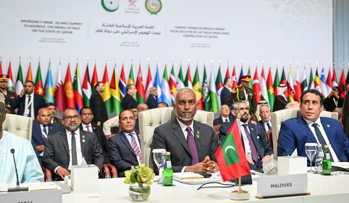 ޤަޠަރުގެ ވެރިރަށް ދޯހާގައި މިހާރު ކުރިއަށްދާ ޢަރަބި - އިސްލާމީ ޤައުމުތަކުގެ ކުއްލި ސަމިޓުގައި ރައީސުލްޖުމްހޫރިއްޔާ ބައިވެރިވެވަޑައިގަތުން--- ފޮޓޯ: ރައީސް އޮފީސް