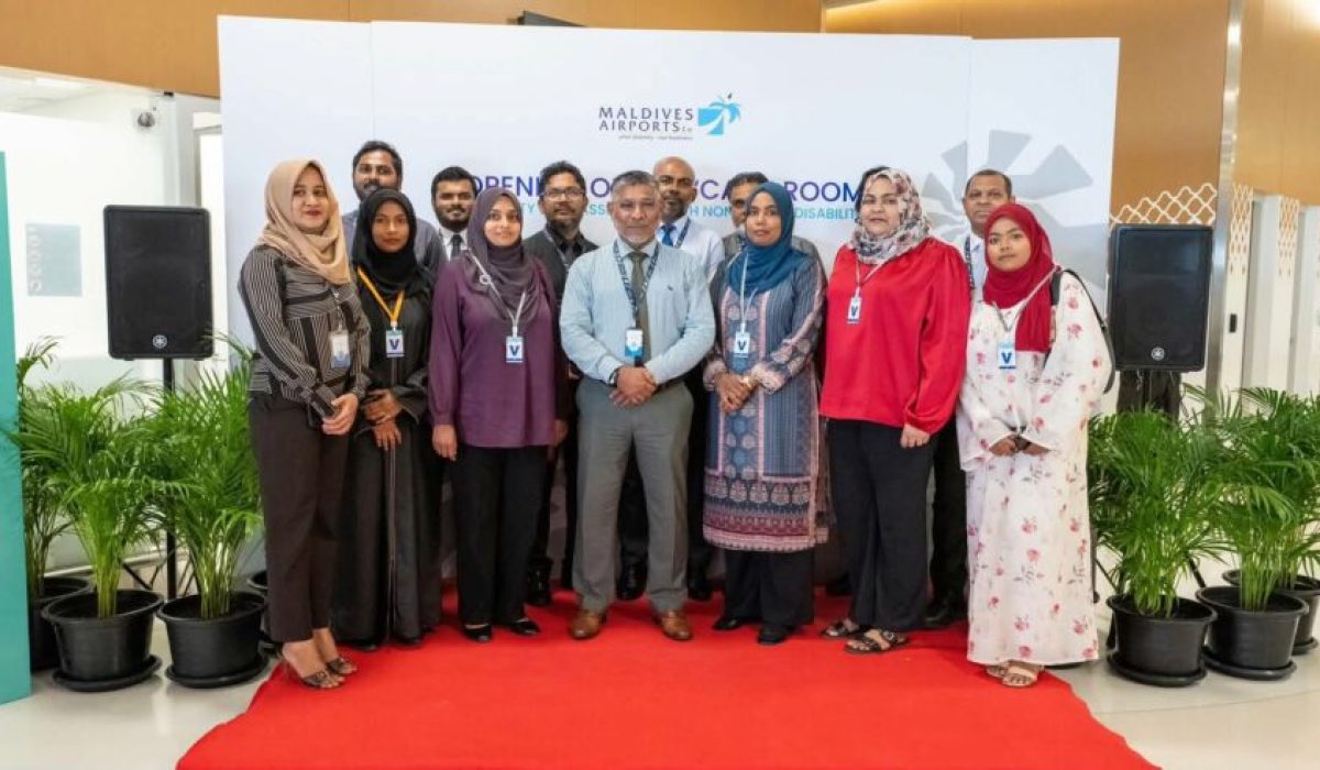 ހާއްސަ އެހީއަށް ބޭނުންވާ ފަސިންޖަރުންނަށް ވީއައިއޭގައި ކާމް ރޫމެއް ހުޅުވުން. --- ފޮޓޯ: އެމްއޭސީއެލް