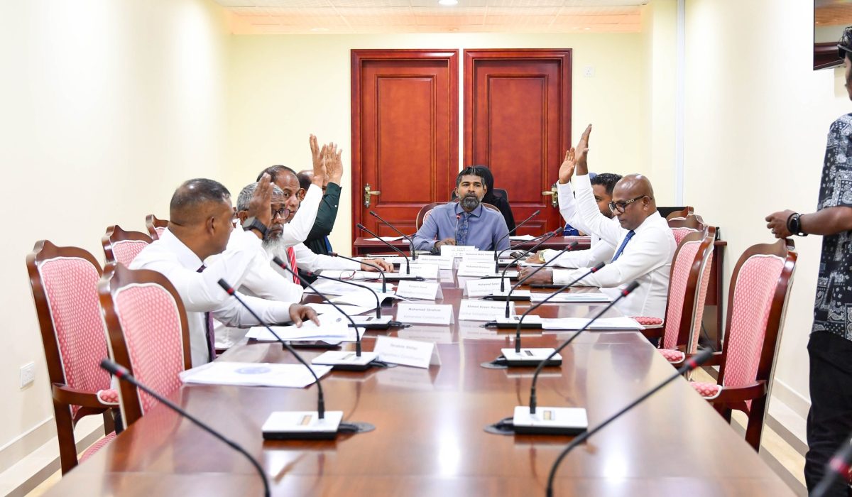 މިއަދު ބޭއްވި ކޮމިޓީ ބައްދަލުުމުގެ ތެރެއިން (ފޮޓޯ/ މަޖިލީސް)