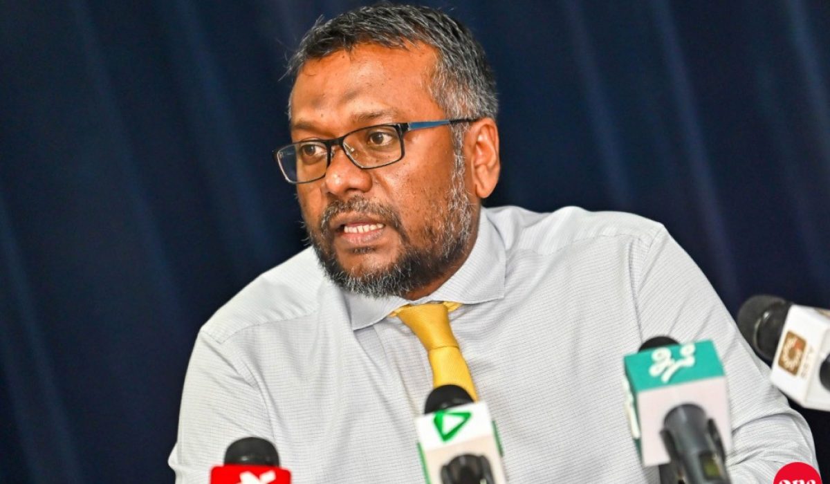 އެމްޑީޕީގެ ޗެއާޕާސަން ފައްޔާޒް އިސްމާއިލް(ފޮޓޯ/ ވަން އޮންލައިން)