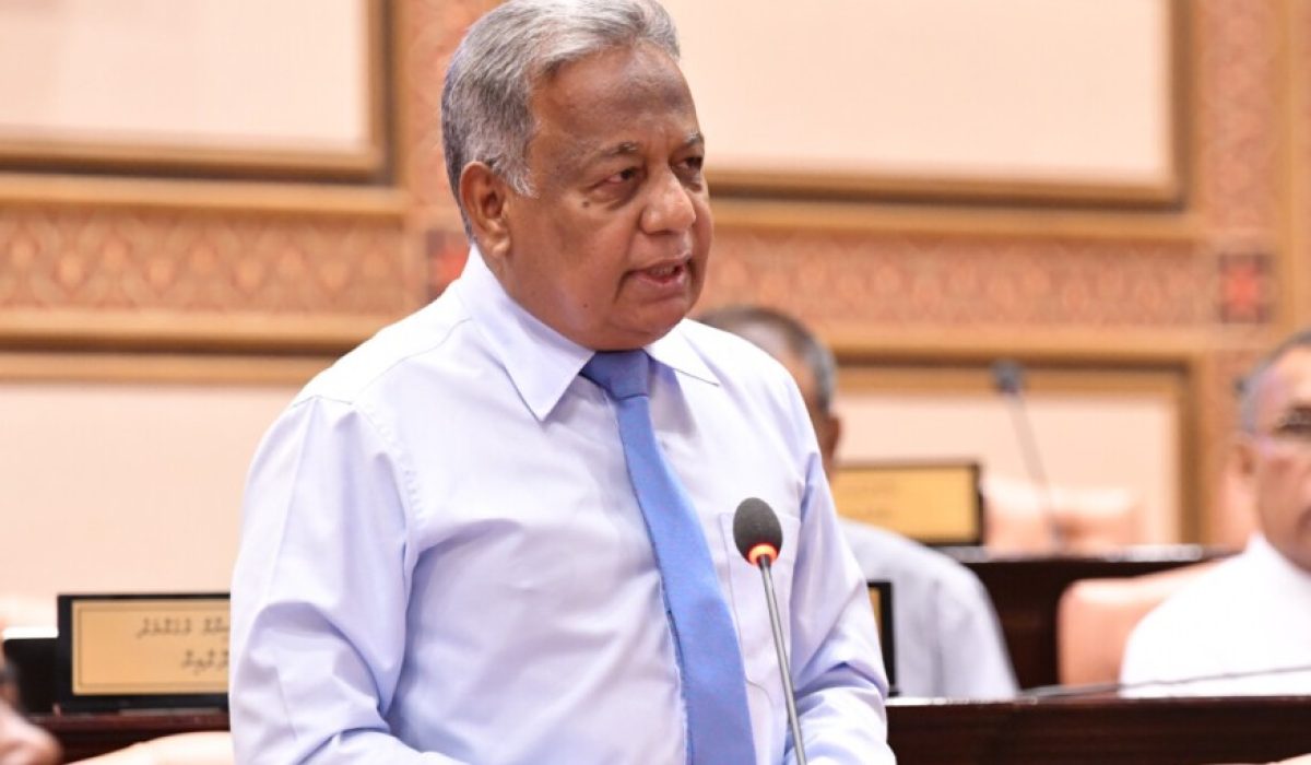 އޭދަފުށި ދާއިރާގެ މެންބަރު އަހުމަދު ސަލީމް -- ފޮޓޯ: މަޖިލީސް